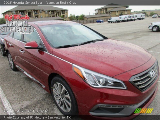 2016 Hyundai Sonata Sport in Venetian Red