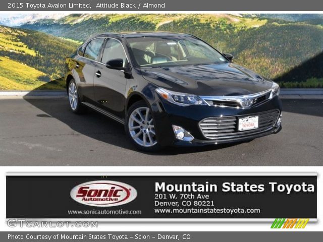 2015 Toyota Avalon Limited in Attitude Black