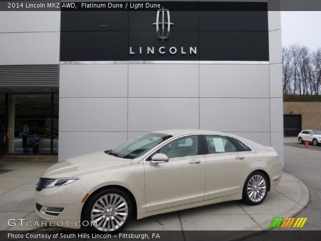 2014 Lincoln MKZ AWD in Platinum Dune