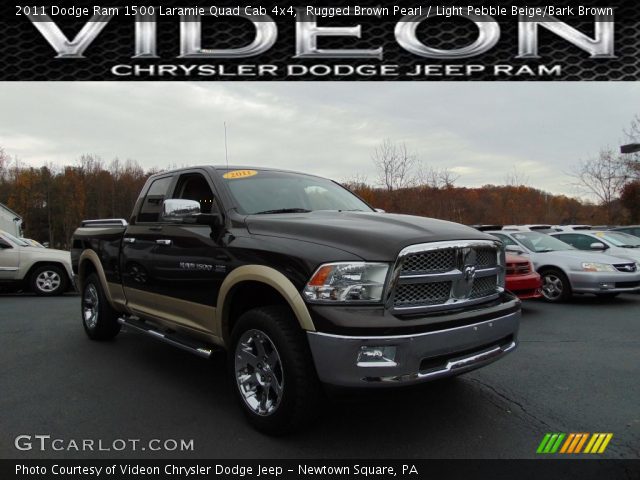 2011 Dodge Ram 1500 Laramie Quad Cab 4x4 in Rugged Brown Pearl