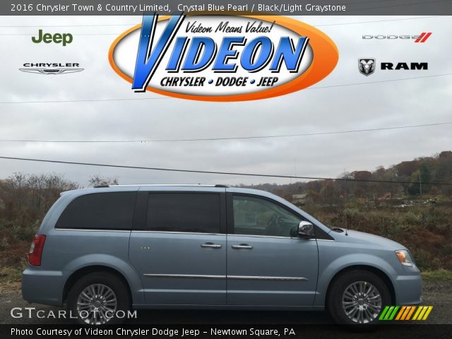 2016 Chrysler Town & Country Limited in Crystal Blue Pearl