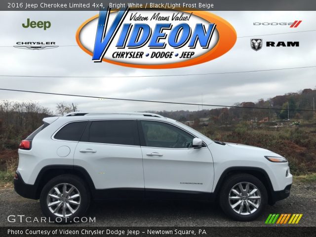 2016 Jeep Cherokee Limited 4x4 in Bright White