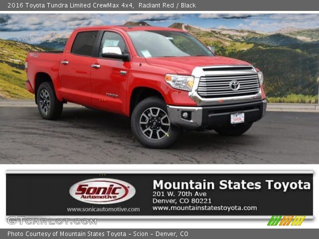 2016 Toyota Tundra Limited CrewMax 4x4 in Radiant Red