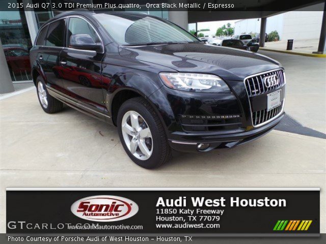 2015 Audi Q7 3.0 TDI Premium Plus quattro in Orca Black Metallic