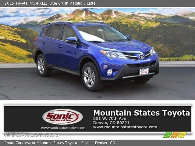 2015 Toyota RAV4 XLE in Blue Crush Metallic