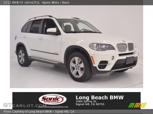 2012 BMW X5 xDrive35d in Alpine White