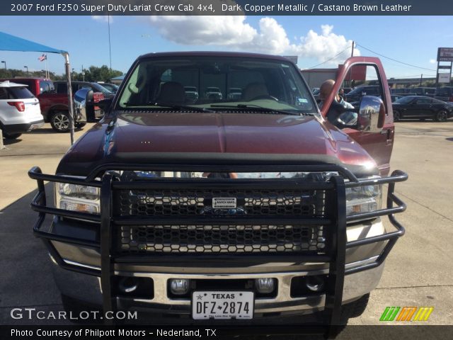 2007 Ford F250 Super Duty Lariat Crew Cab 4x4 in Dark Copper Metallic