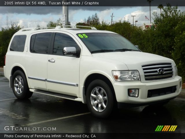 2005 Infiniti QX 56 4WD in Tuscan Pearl White