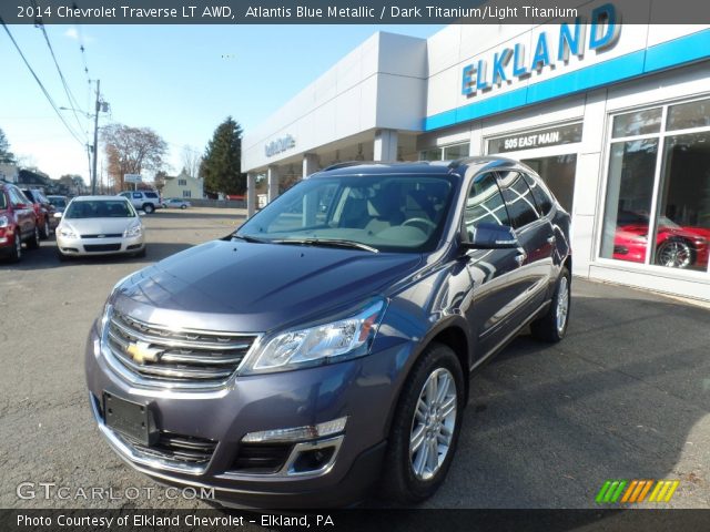 2014 Chevrolet Traverse LT AWD in Atlantis Blue Metallic