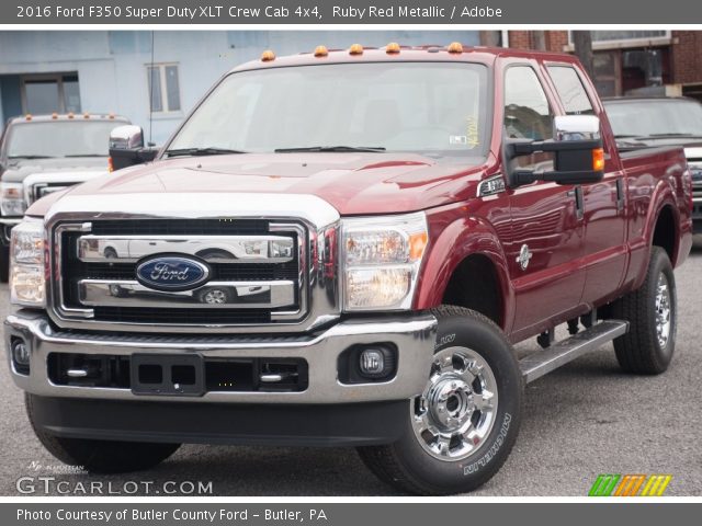 2016 Ford F350 Super Duty XLT Crew Cab 4x4 in Ruby Red Metallic