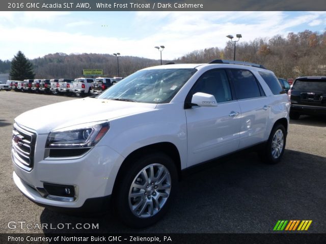 2016 GMC Acadia SLT AWD in White Frost Tricoat