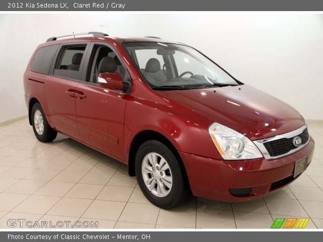 2012 Kia Sedona LX in Claret Red