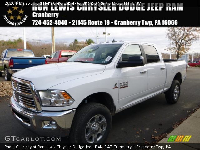2016 Ram 2500 Big Horn Crew Cab 4x4 in Bright White