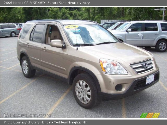 2006 Honda CR-V SE 4WD in Sahara Sand Metallic