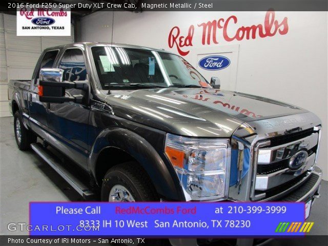 2016 Ford F250 Super Duty XLT Crew Cab in Magnetic Metallic