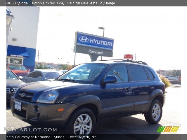 2006 Hyundai Tucson Limited 4x4 in Nautical Blue Metallic