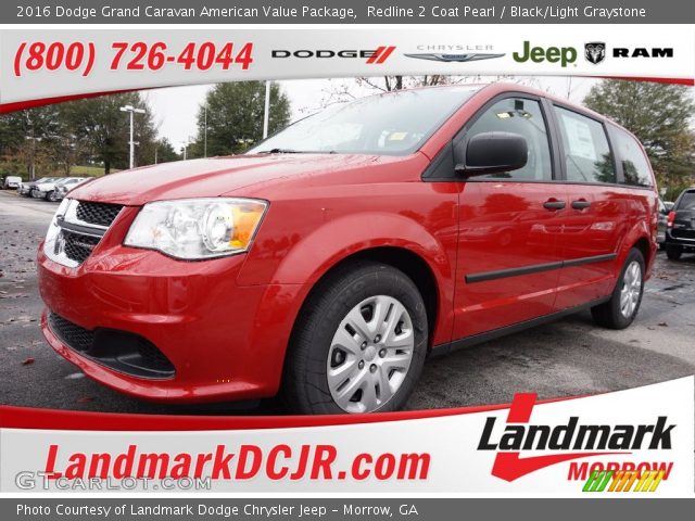 2016 Dodge Grand Caravan American Value Package in Redline 2 Coat Pearl