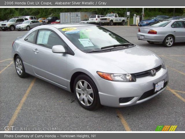 2006 Honda civic lx coupe silver #3