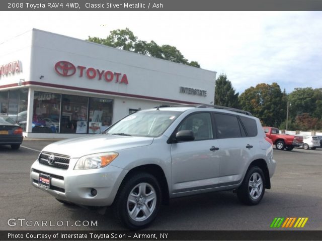 2008 Toyota RAV4 4WD in Classic Silver Metallic