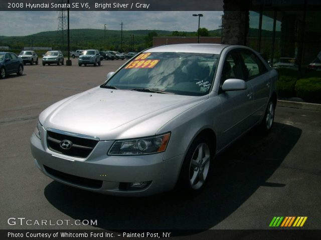 2008 Hyundai Sonata SE V6 in Bright Silver