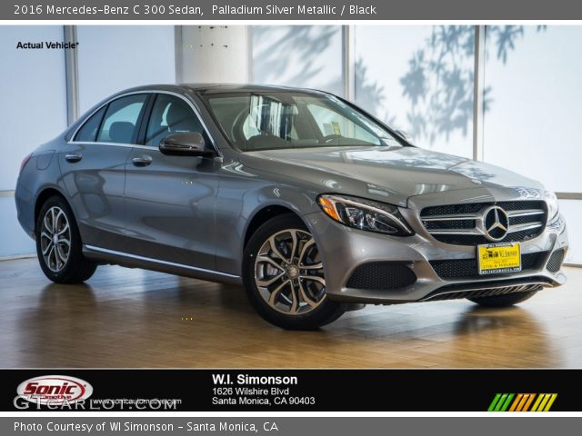 2016 Mercedes-Benz C 300 Sedan in Palladium Silver Metallic