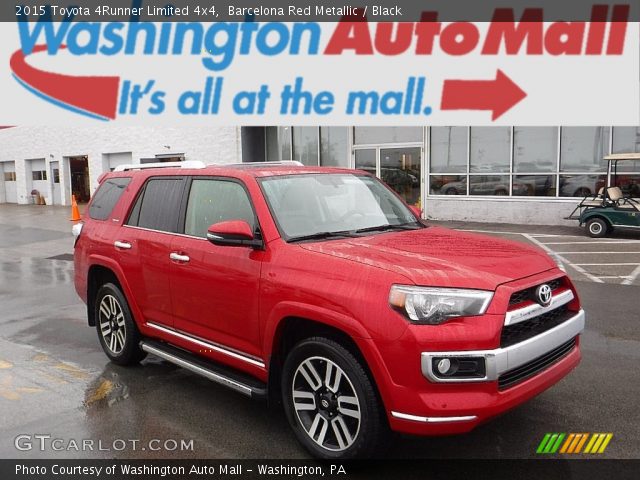 2015 Toyota 4Runner Limited 4x4 in Barcelona Red Metallic