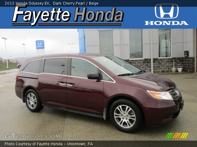 2013 Honda Odyssey EX in Dark Cherry Pearl