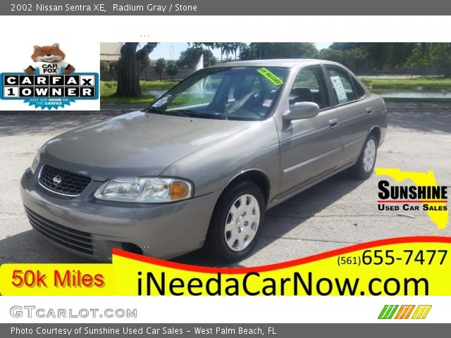 2002 Nissan Sentra XE in Radium Gray