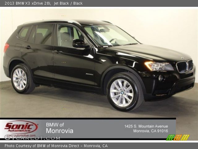 2013 BMW X3 xDrive 28i in Jet Black