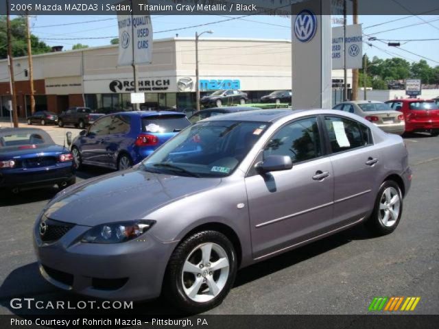 2006 Mazda MAZDA3 i Sedan in Titanium Gray Metallic