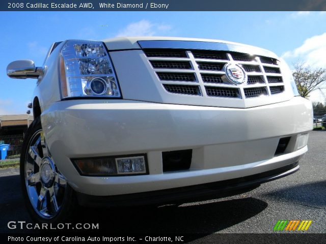 2008 Cadillac Escalade AWD in White Diamond
