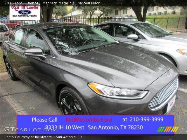 2016 Ford Fusion SE in Magnetic Metallic