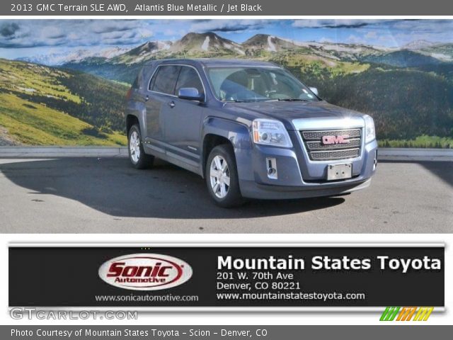 2013 GMC Terrain SLE AWD in Atlantis Blue Metallic
