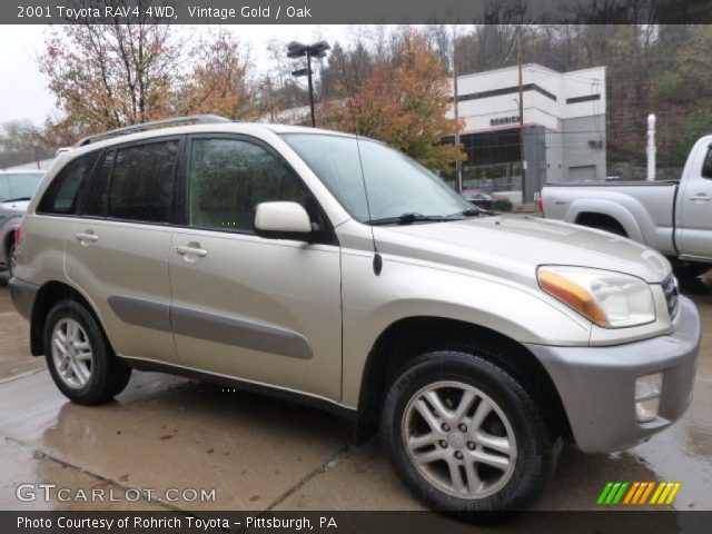 2001 Toyota RAV4 4WD in Vintage Gold