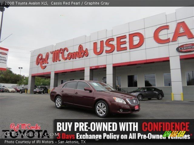 2008 Toyota Avalon XLS in Cassis Red Pearl