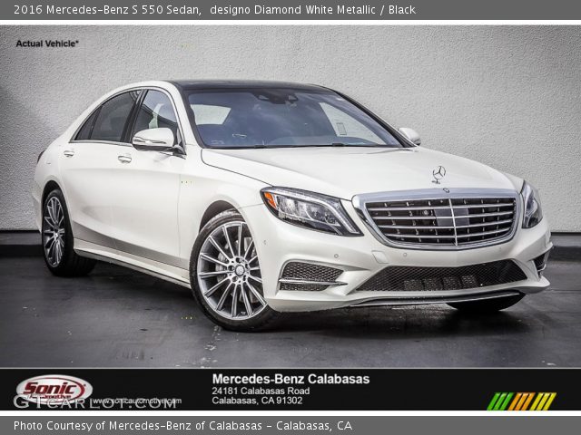 2016 Mercedes-Benz S 550 Sedan in designo Diamond White Metallic