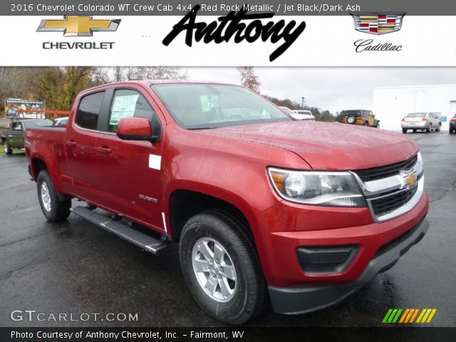 2016 Chevrolet Colorado WT Crew Cab 4x4 in Red Rock Metallic