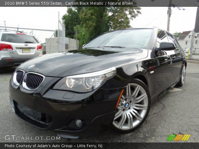 2010 BMW 5 Series 550i Sedan in Carbon Black Metallic