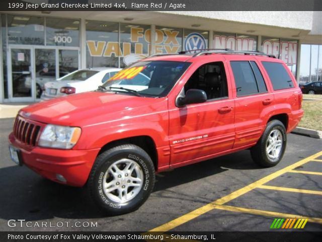 1999 Jeep Grand Cherokee Limited 4x4 in Flame Red