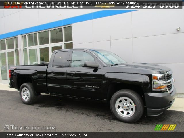 2016 Chevrolet Silverado 1500 WT Double Cab 4x4 in Black