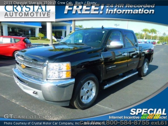 2013 Chevrolet Silverado 1500 LT Crew Cab in Black