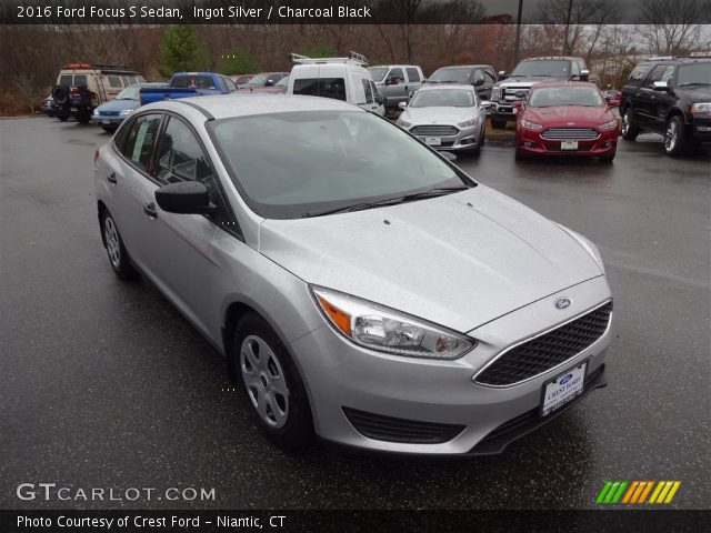 2016 Ford Focus S Sedan in Ingot Silver