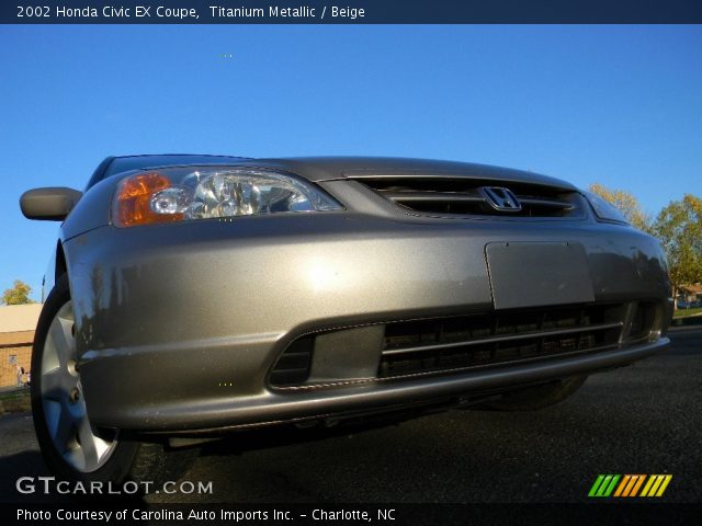 2002 Honda Civic EX Coupe in Titanium Metallic