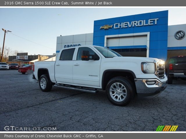 2016 GMC Sierra 1500 SLE Crew Cab in Summit White
