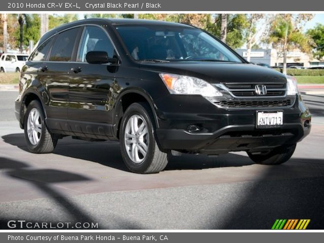 2010 Honda CR-V EX-L in Crystal Black Pearl