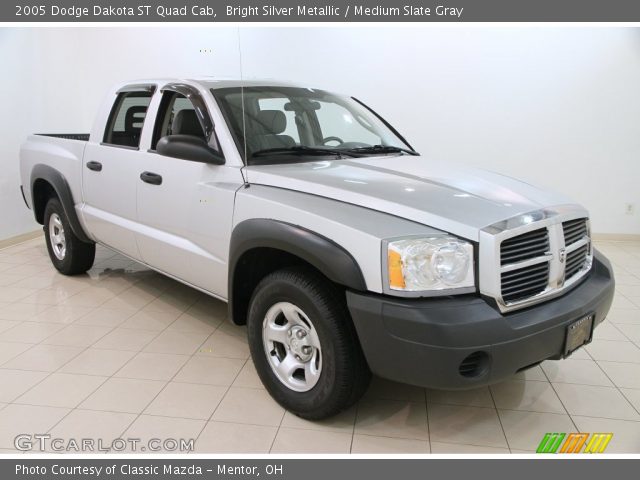 2005 Dodge Dakota ST Quad Cab in Bright Silver Metallic