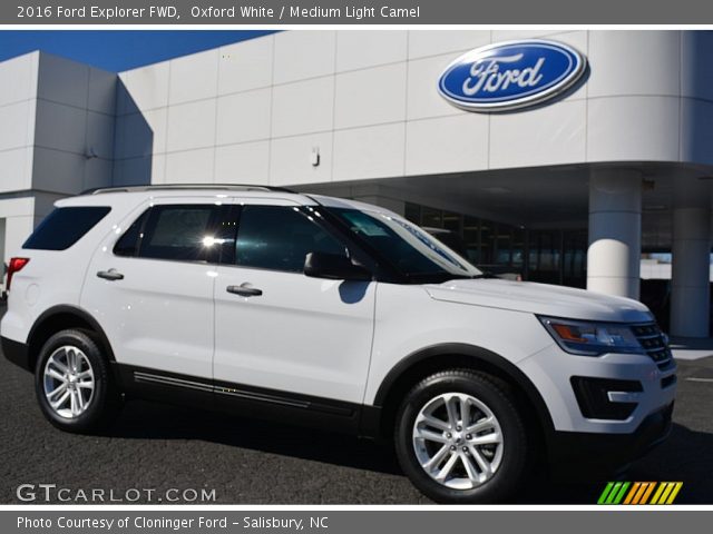 2016 Ford Explorer FWD in Oxford White