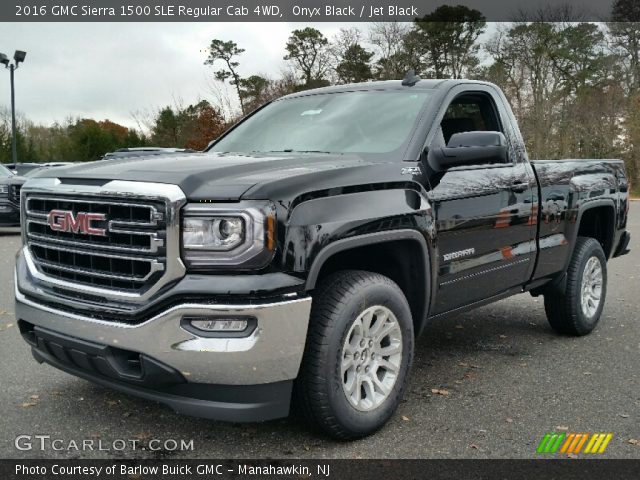 2016 GMC Sierra 1500 SLE Regular Cab 4WD in Onyx Black