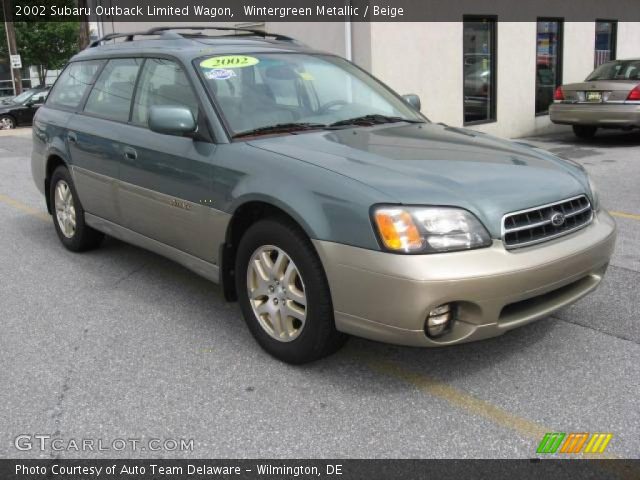 2002 Subaru Outback Limited Wagon in Wintergreen Metallic