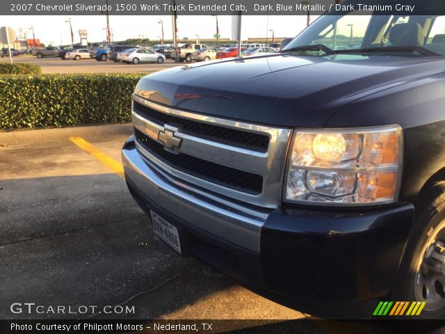 2007 Chevrolet Silverado 1500 Work Truck Extended Cab in Dark Blue Metallic